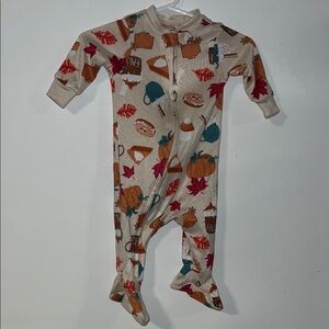 Celebrate Thanksgiving Autumn/Fall Themed Kids One Piece 0-3 Months